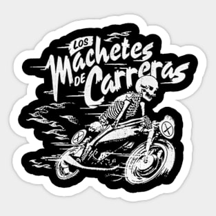 Los Machetes De Carreras Sticker